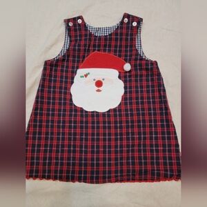 Bailey Boys Sz 4t Reversible Santa Scottie Dog Dress